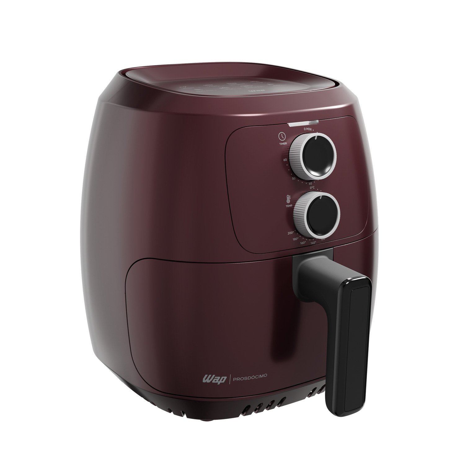 Fritadeira Elétrica sem Óleo Vermelha Wap Air Fryer Potência de 1500w Antiaderente 127v - 4