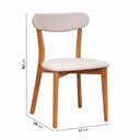 Ver imagem 3 de Kit 2 Cadeiras Madeira Maciça Ceci CabeCasa MadeiraOriginals