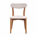 Ver mais imagens de Kit 2 Cadeiras Madeira Maciça Ceci CabeCasa MadeiraOriginals Marrom/Off White