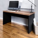 Ver imagem 5 de Mesa de Escritório em L 170CMX150 + Gaveteiro 260cm Espresso Móveis Marrom e Preto