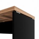 Ver imagem 7 de Mesa de Escritório em L 170CMX150 + Gaveteiro 260cm Espresso Móveis Marrom e Preto