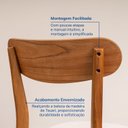 Ver imagem 5 de Kit 2 Cadeiras Madeira Maciça Ceci CabeCasa MadeiraOriginals