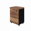 Ver imagem 6 de Conjunto Mesa de Escritório 120x150cm em L com Gaveteiro e Armário Estante Espresso Móveis Marrom Preto