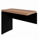 Ver imagem 4 de Conjunto Mesa de Escritório 120x150cm em L com Gaveteiro e Armário Estante Espresso Móveis Marrom Preto