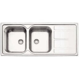 Cuba Dupla de Sobrepor para Cozinha Tramontina Marea 2C 34 Plus sem Furo para Torneira - 1