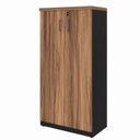 Ver imagem 6 de Conjunto 4 Peças com Mesa para Escritório em L 150CMX150CM, Estante e Gaveteiro Espresso Móveis Marrom Preto