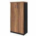 Ver imagem 6 de Conjunto 4 Peças com Mesa para Escritório em L 150cmx150cm, Estante e Gaveteiro Espresso Móveis Marrom Preto