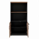 Ver imagem 4 de Kit 2 Armários Multiuso para Escritório com Armário Fechado e Armário Estante Espresso Móveis