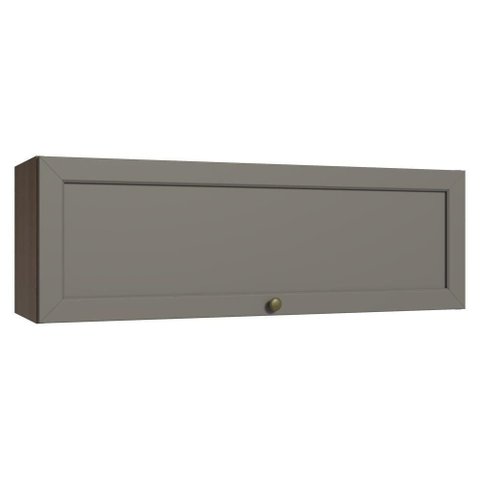 Armário Aéreo 100 Cm 1 Porta Basculante Rustic/cinza Vik Madesa