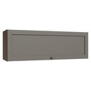 Ver imagem 1 de Armário Aéreo 100 Cm 1 Porta Basculante Rustic/cinza Vik Madesa