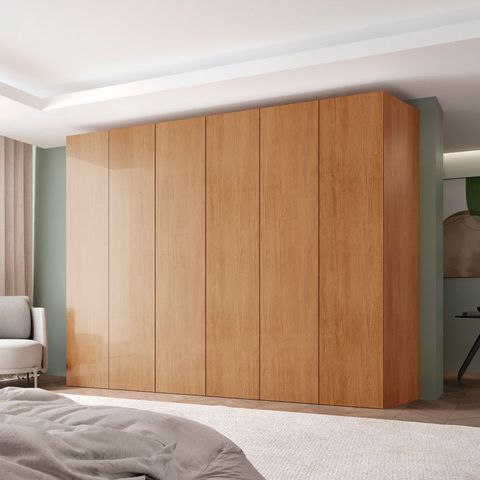 Guarda Roupa Casal Venus Mdf 6 Portas e 6 Gavetas Moderna Mobília