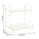 Ver imagem 2 de Prateleira Nord Semi Circular Dupla Desigual