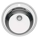Ver imagem 1 de Cuba de Sobrepor para Cozinha Tramontina Redonda 38 FX com 01 Furo para Torneira