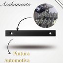 Ver imagem 3 de Kit 20 Puxadores de Móveis Wave Cava 30cm em Alumínio - Preto