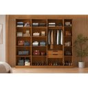 Ver imagem 1 de Quarto Modulado Casal 4 Peças Liga QM37 Canela Kappesberg