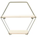 Ver imagem 4 de Prateleira Decorativa Geometrica Hexagonal