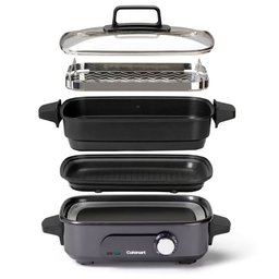 Grill Multifuncional Gr-m3br 127v Cuisinart Preto - 2