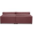 Ver imagem 6 de Sofá Retrátil e Reclinável 2,10m Karina Veludo Rose Madelina Decor