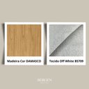 Ver imagem 6 de Cadeira de Madeira Joy Escandinava Estofada e Encosto Madeira Estofada