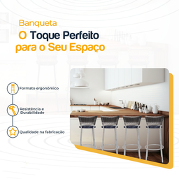 Kit 4 Banquetas Alta Vime Junco Degradê Sacada Àrea Gourmet Balcão Ilha Bancada bar piscina Cozinha - 3