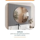 Ver imagem 3 de Conjunto para Banheiro Bancada em Porcelanato com Cuba Esculpida, Armário e Espelho Ripy 100cm