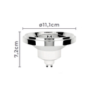 Ver imagem 2 de Lâmpada Led Nordecor Sof Ar111 12w Gu10 12° Alto Irc 95 Bivolt 2700k Luz Amarela 1141