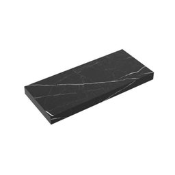 Conjunto para Banheiro Bancada em Porcelanato com Cuba Esculpida, Prateleira e Espelho Ripy 100cm - 11