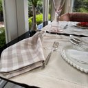 Ver imagem 5 de Kit 2 Guardanapo + 2 Jogo Americano Filomena e Rafaela