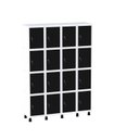 Ver imagem 2 de Armário Guarda Volume Locker Roupeiro 16 Portas Aço Grf 504/16