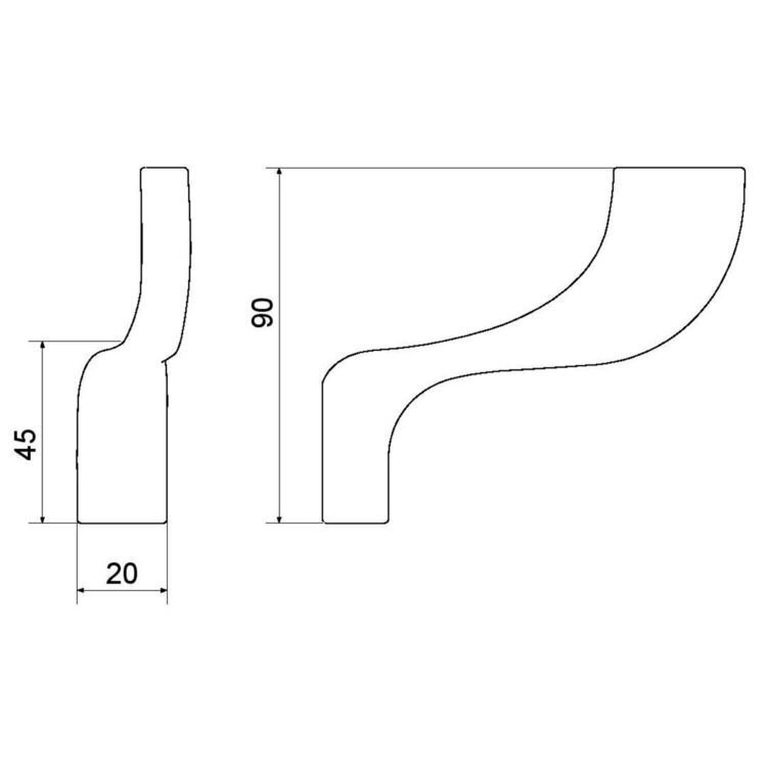 Kit 3 Cabides 2040 C 240 Meber Metais - 2