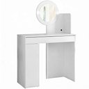 Ver imagem 6 de Penteadeira Camarim com Espelho e LED 1 Gaveta Asti A04 Branco - Lyam Decor
