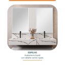 Ver imagem 3 de Conjunto para Banheiro Bancada em Porcelanato com Cuba Esculpida, Armário e Espelho Ripy 120cm