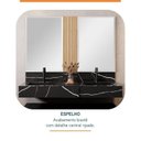 Ver imagem 3 de Conjunto para Banheiro Bancada em Porcelanato com Cuba Esculpida, Armário e Espelho Ripy 120cm Yesca
