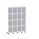 Ver imagem 2 de Armário Guarda Volume Locker Roupeiro 16 Portas Aço Grf 504/16