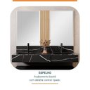 Ver imagem 4 de Conjunto para Banheiro Bancada em Porcelanato com Cuba Esculpida, Armário e Espelho Ripy 120cm Yesca