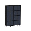 Ver imagem 2 de Armário Guarda Volume Locker Roupeiro 16 Portas Aço Grf 504/16
