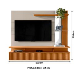 Painel para Tv Maragogi até 60 Polegadas 2 Portas Linea Brasil - 3