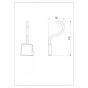 Ver imagem 2 de Kit 3 Cabides Origami Matte Meber Preto