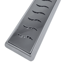Ver imagem 2 de Ralo Linear Inox Ondas Ss Polido 5cm X 90cm Coletor Raso 3cm Cinza