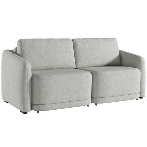Sofá Cama Casal para Sala 196cm Polska K04 Linho Cinza - Mpozenato