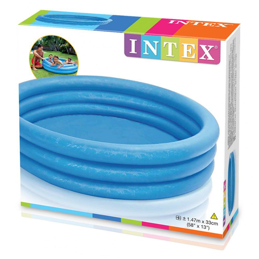 Piscina Infantil 330Litros Intex Azul 1,47m x 33 Cm - 58426 - 1