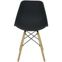 Ver imagem 6 de Kit com 6 Cadeira Charles Eames Eiffel Dkr Wood Preto Preto