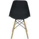 Ver imagem 5 de Kit com 6 Cadeira Charles Eames Eiffel Dkr Wood Preto Preto