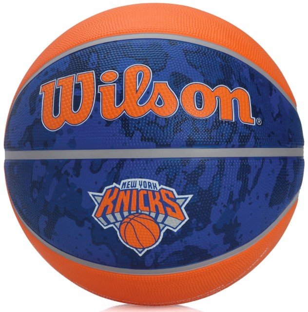 Bola de Basquete Wilson NBA Team Tiedye Knicks - Azul/Laranja - 1