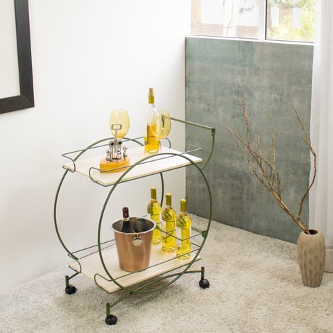 Carrinho de Bebidas Decorativo Vintage