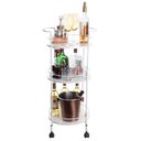 Ver imagem 3 de Carrinho de Bebidas Decorativo Circular Branco/Fosco