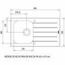 Ver imagem 2 de Cuba de Sobrepor para Cozinha Tramontina Vitra 1C 34 com 01 Furo para Torneira