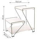 Ver imagem 3 de Mesa de Apoio Lateral 3 Níveis