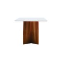 Ver imagem 4 de Mesa de Jantar Gus 180x100cm Tampo Mdf Laqueado com Vidro - Amêndoa Off White