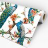 Papel de Parede Adesivo Teens Pássaro Pavão Colorido - 3